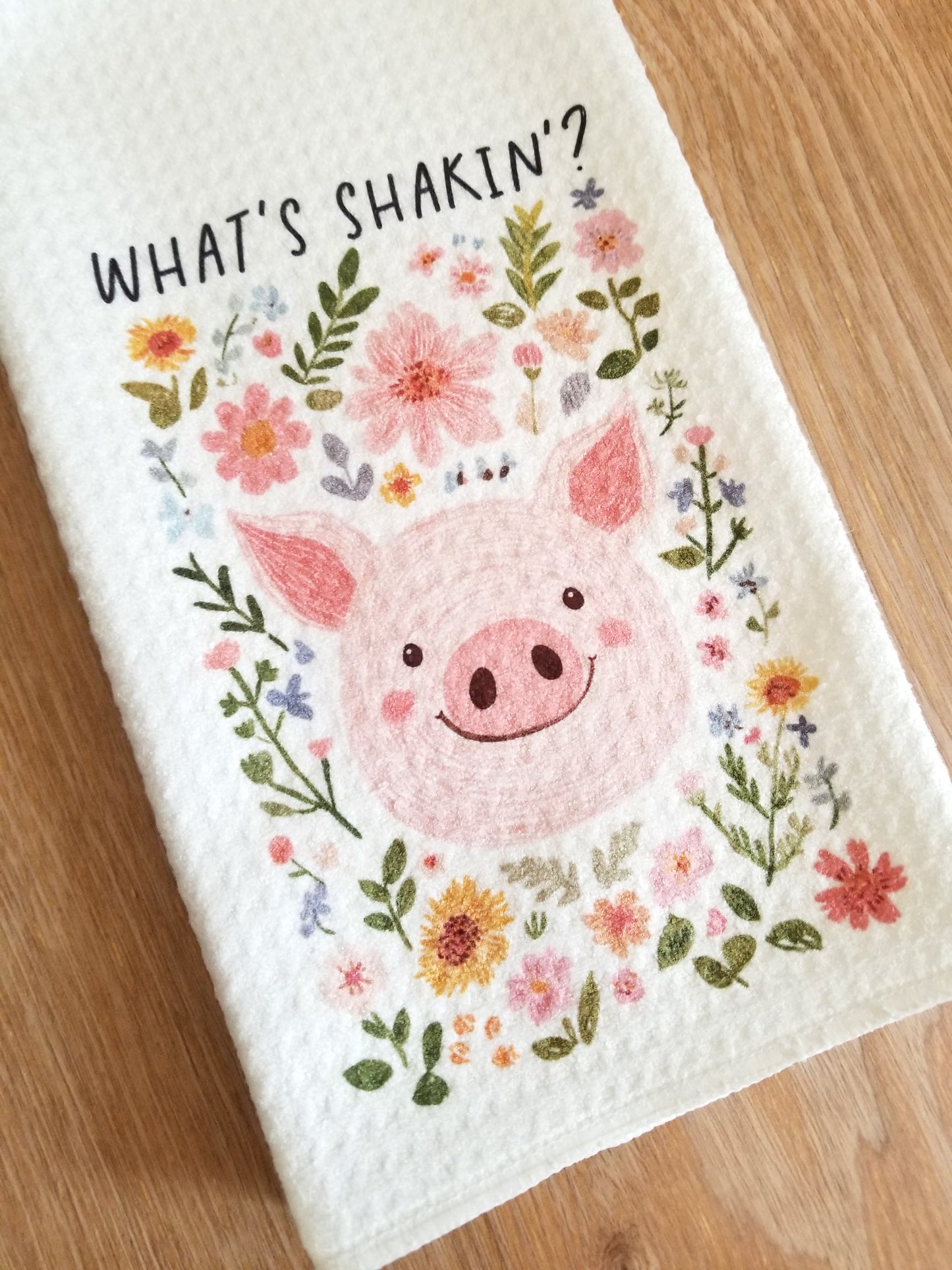 Pig Tea Towel