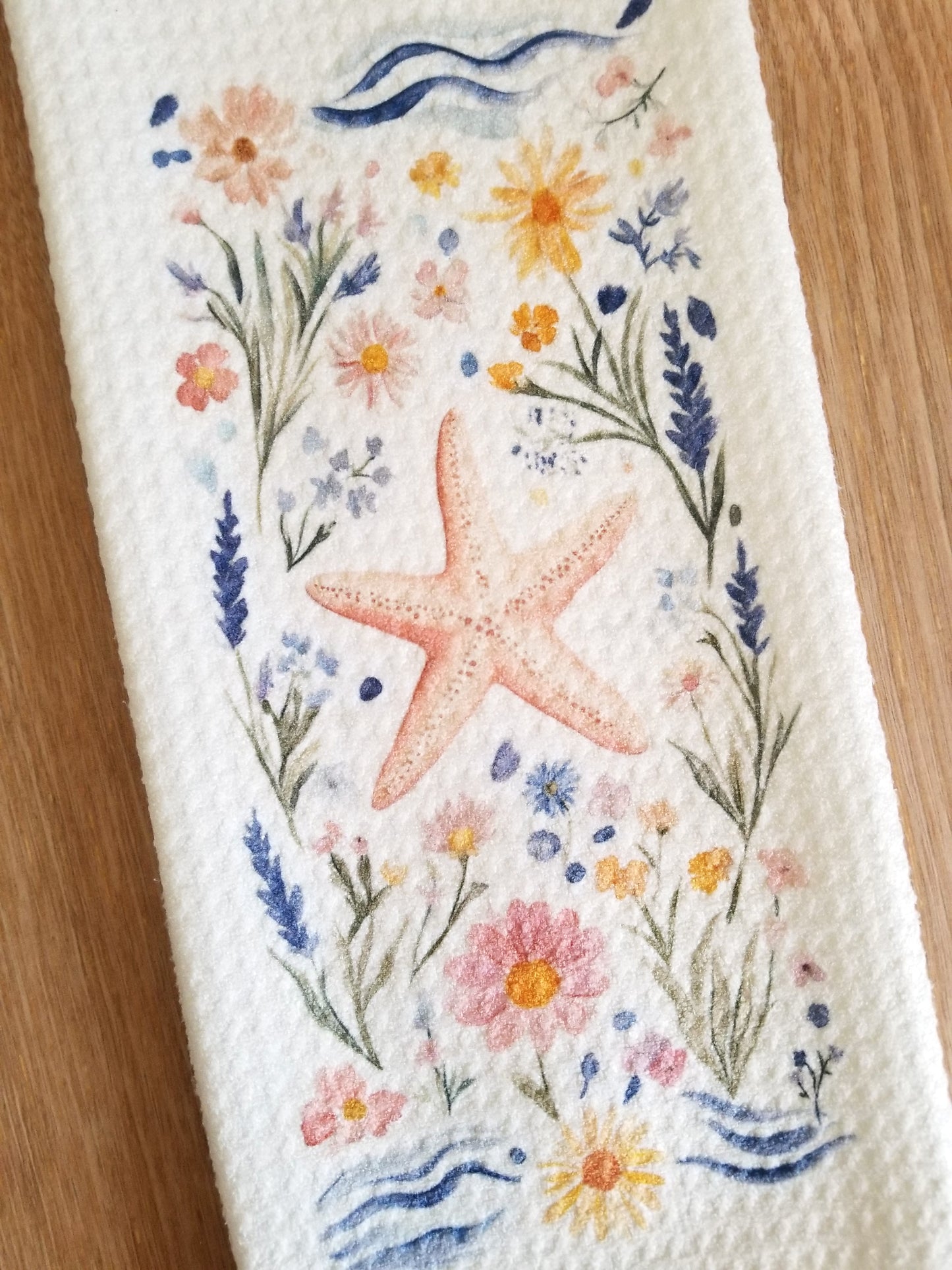 Coastal Starfish Tea Towel