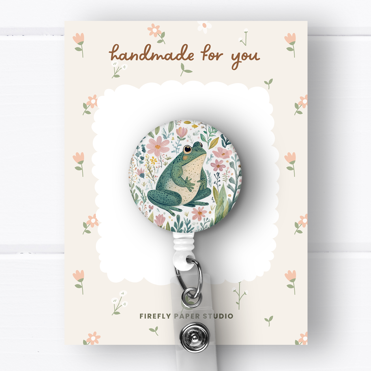 Frog Badge Reel