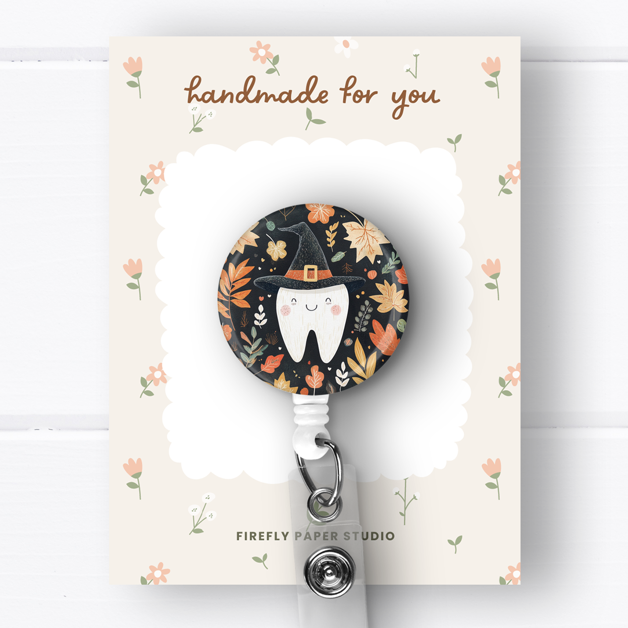 Tooth Witch Badge Reel