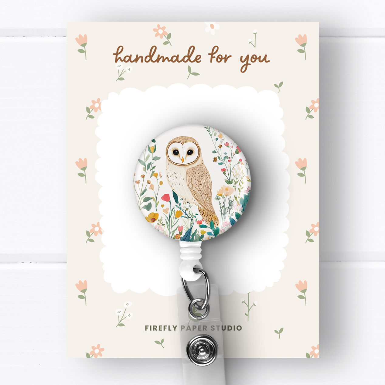 Owl Badge Reel