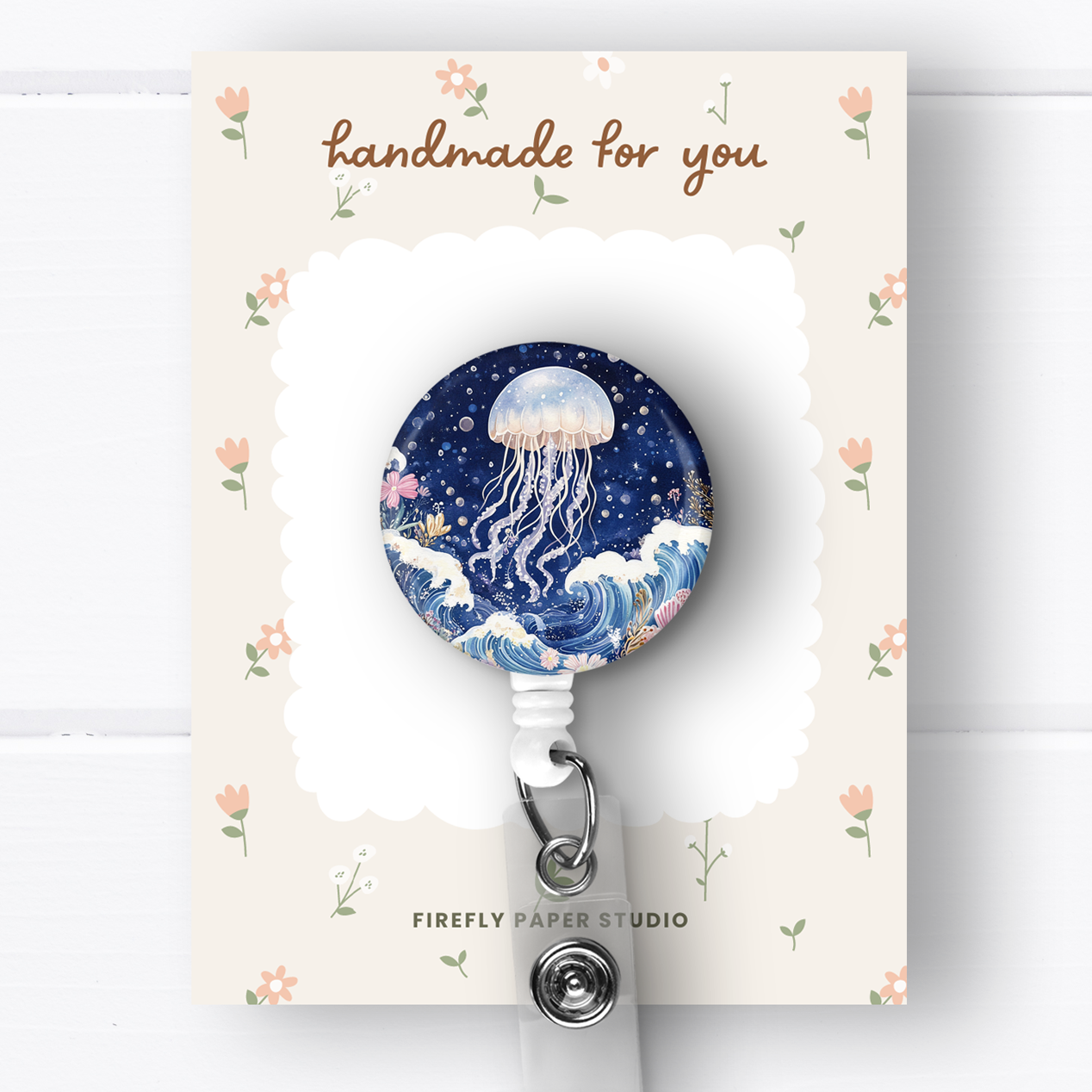 Jellyfish Badge Reel