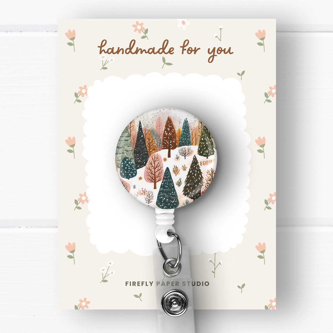 Winter Trees Badge Reel