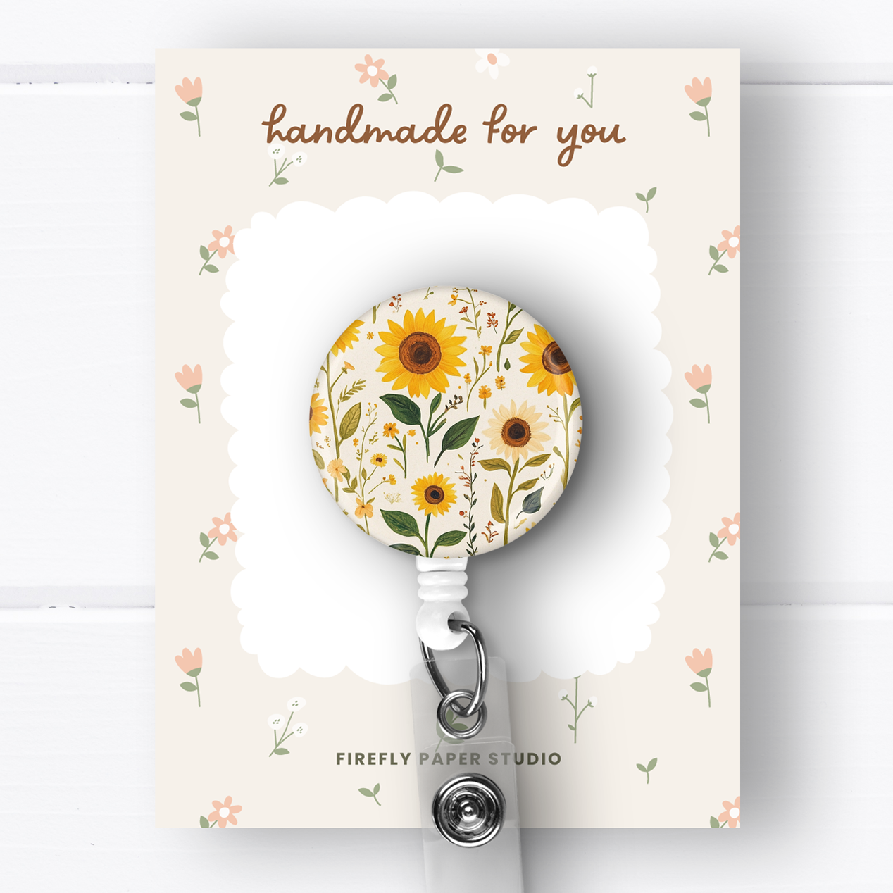 Sunflowers Badge Reel