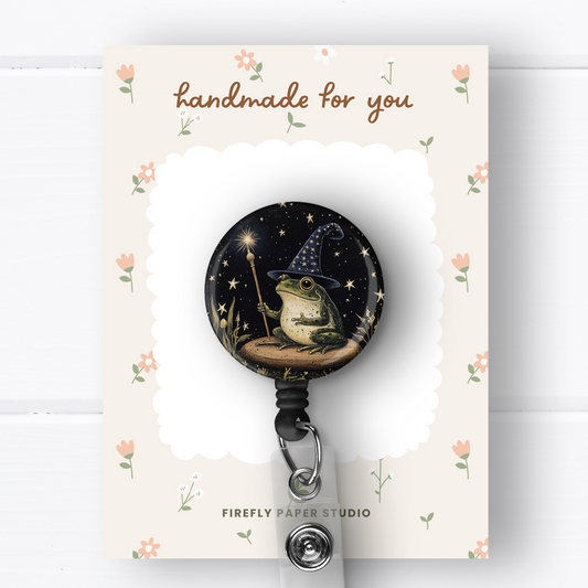 Frog Wizard Badge Reel