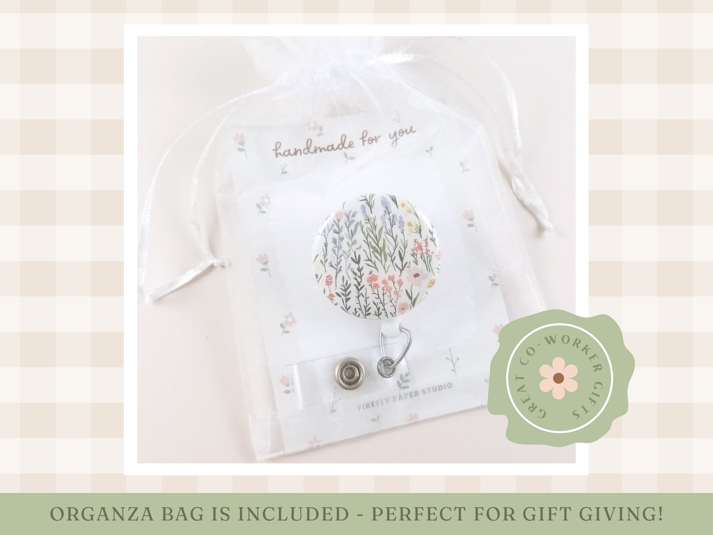 Wildflower Badge Reel