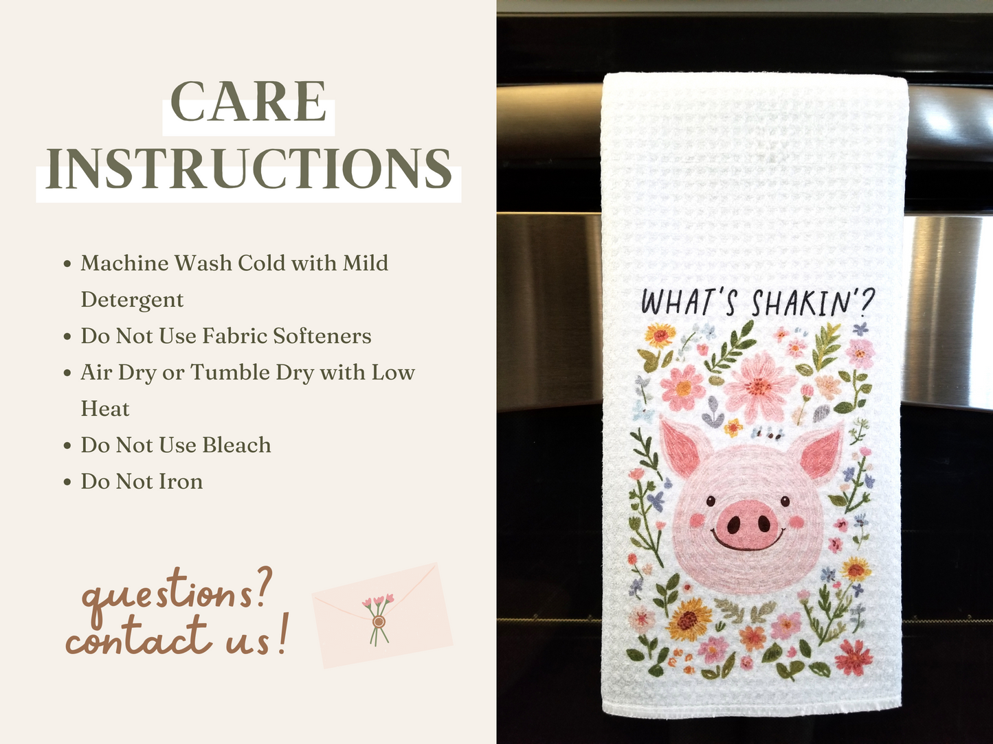 Pig Tea Towel