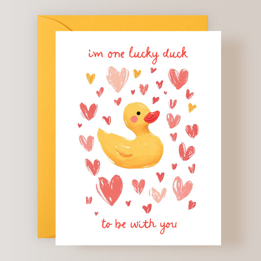 I'm One Lucky Duck Card
