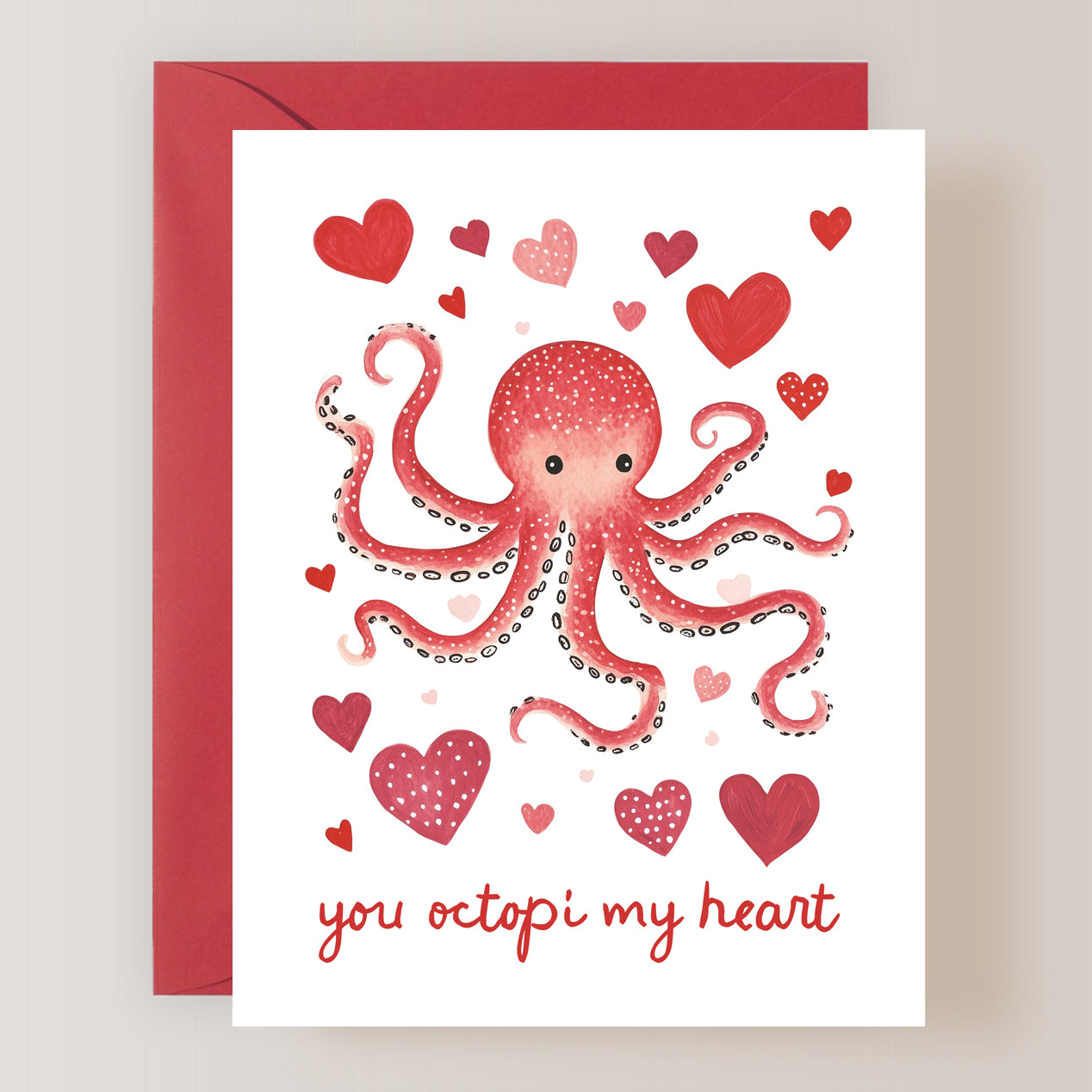 You Octopi My Heart Card