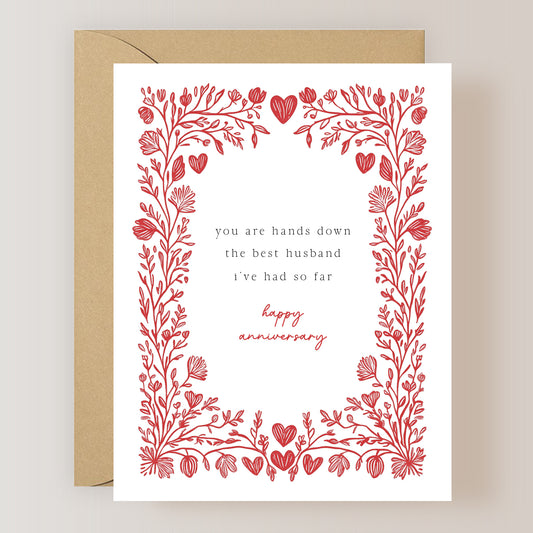 The Best Husband I've Had So Far Card