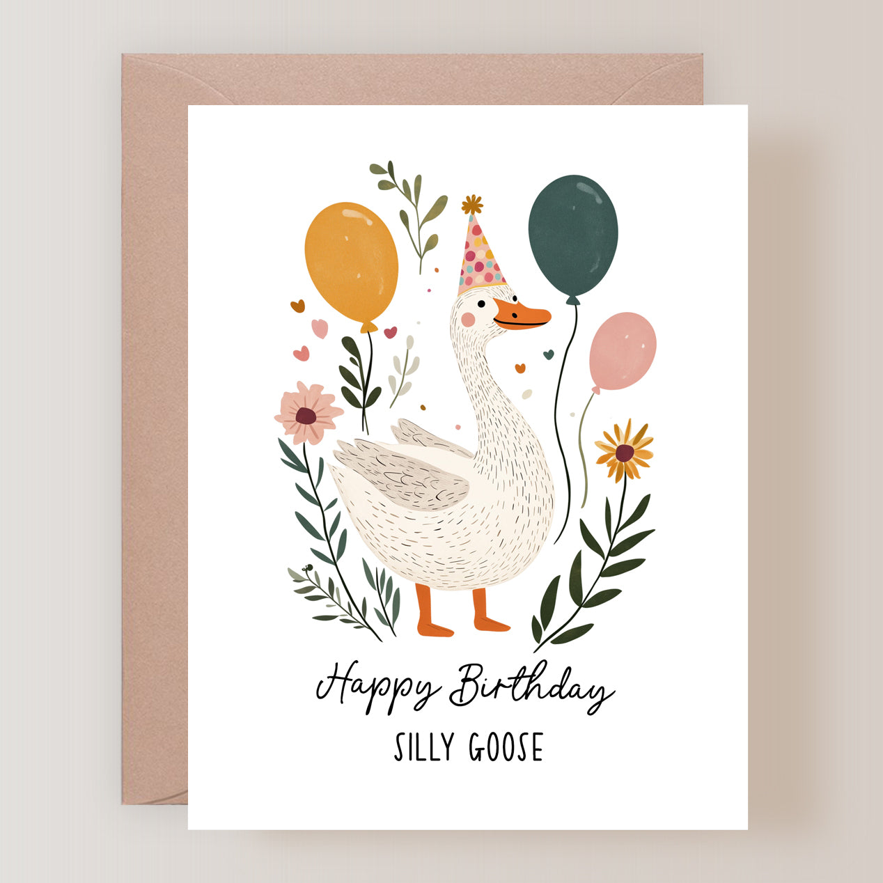 Happy Birthday Silly Goose Card