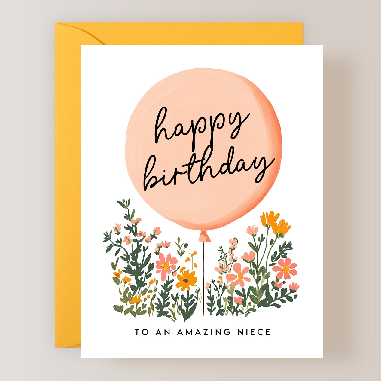 Happy Birthday To An Amazing Niece Card