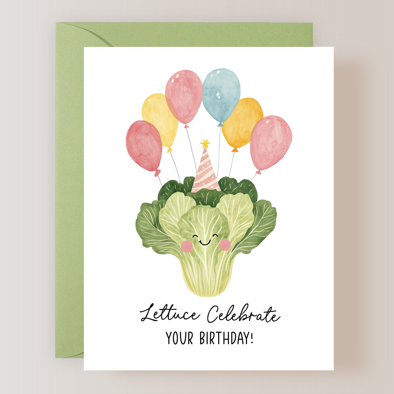 Lettuce Celebrate Your Birthday Card