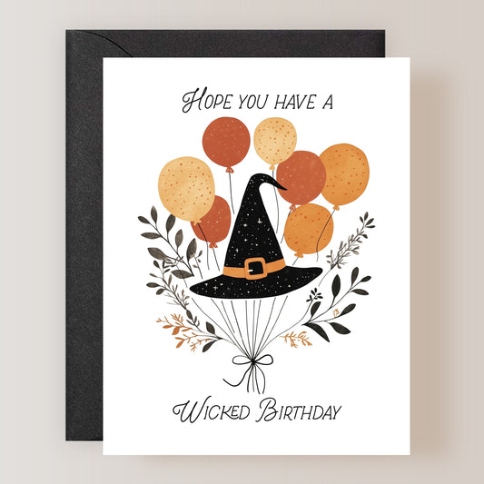 Hope You Have A Wicked Birthday Card