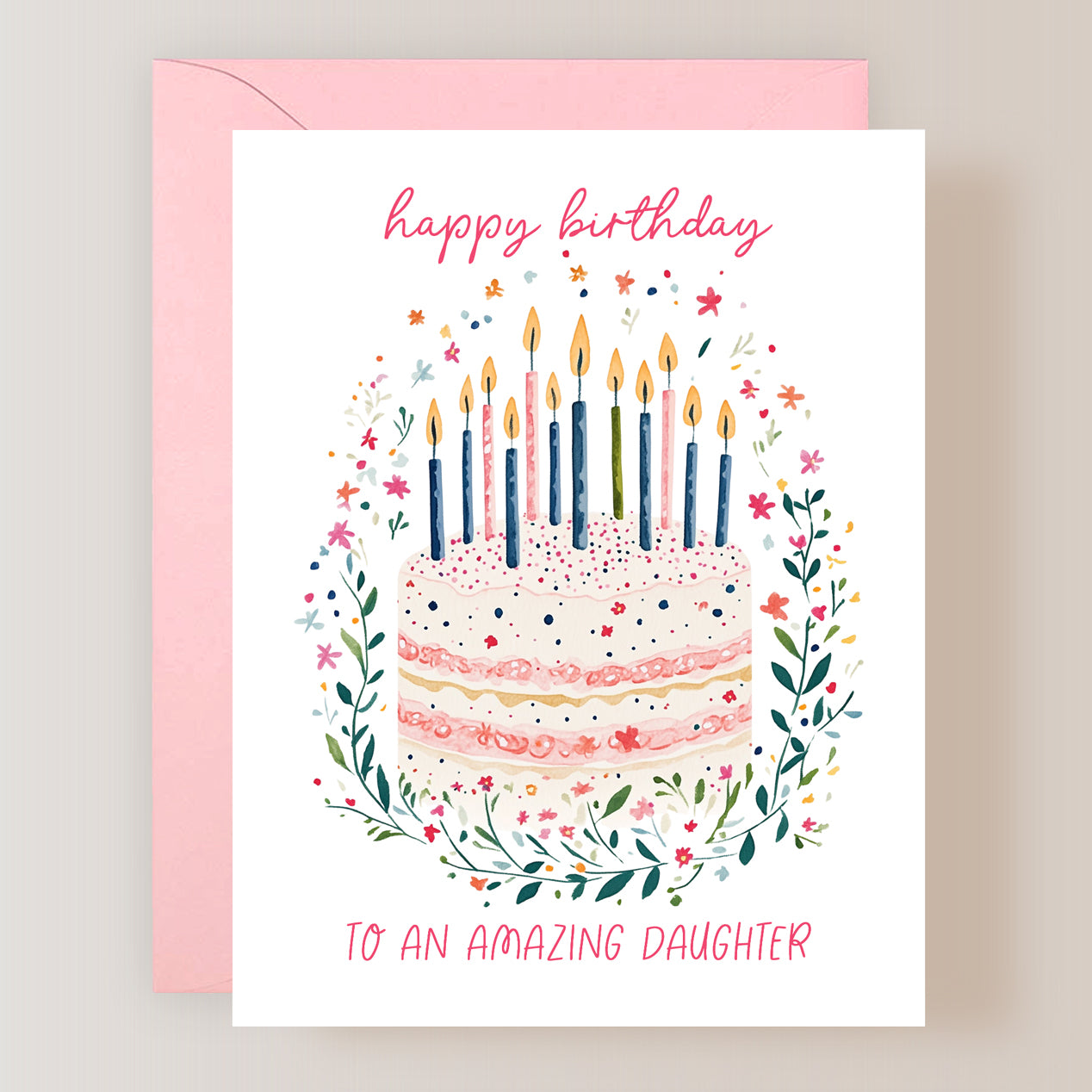 Happy Birthday To An Amazing Daughter Card