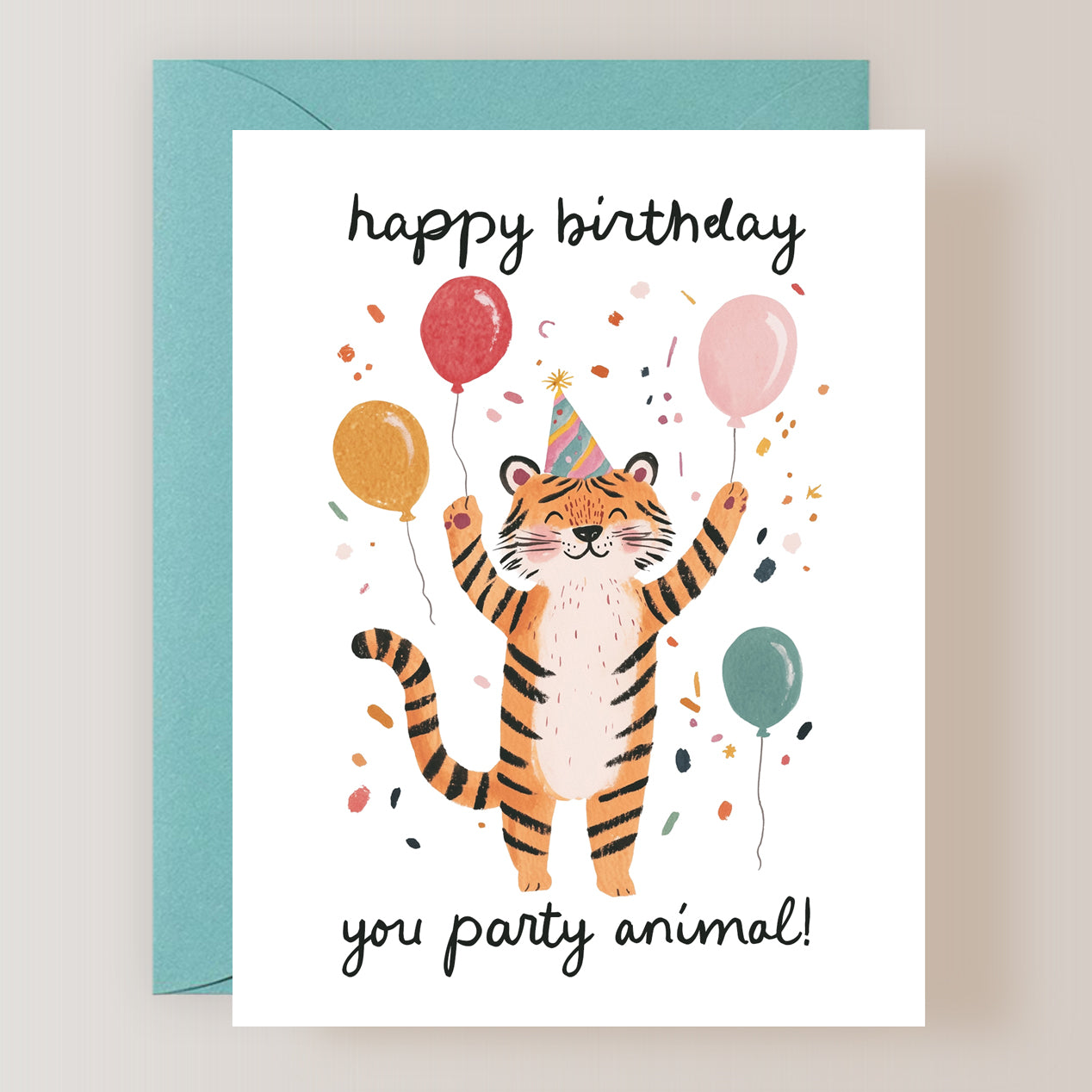 Happy Birthday You Party Animal Card