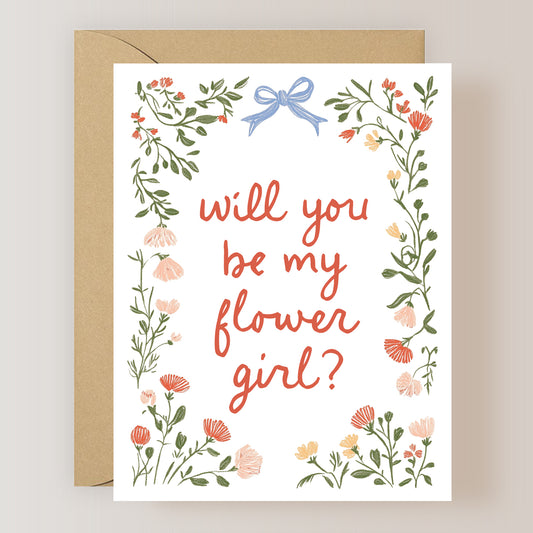 Will You Be My Flower Girl Card