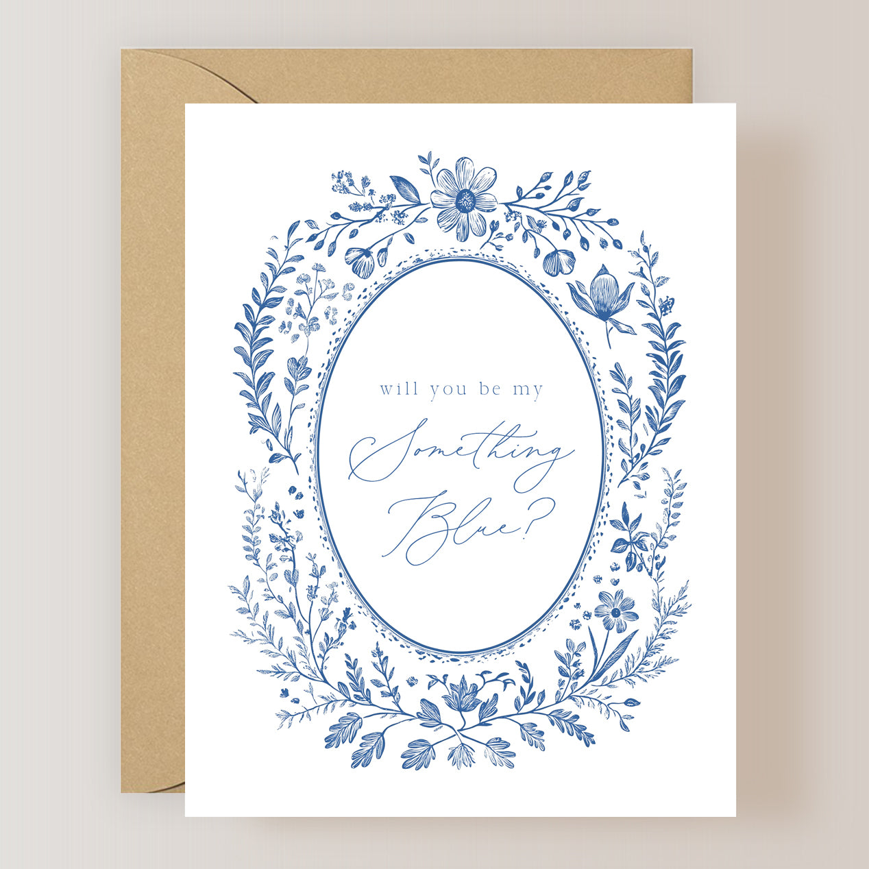 Will You Be My Something Blue Card