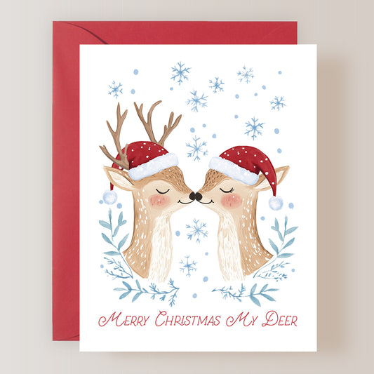 Merry Christmas My Deer Card