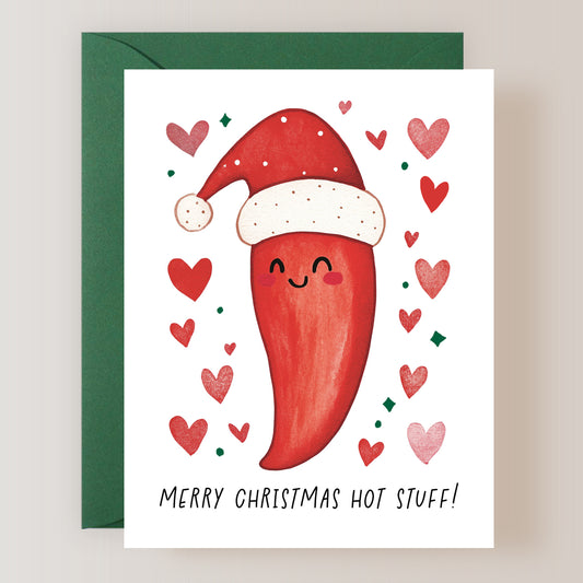 Merry Christmas Hot Stuff Card