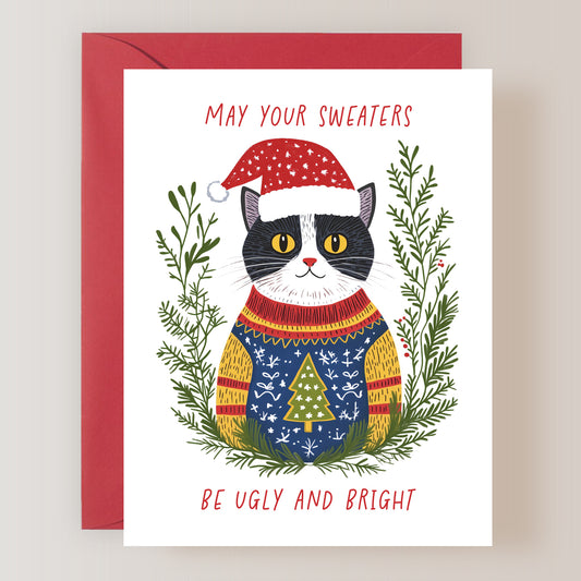 May Your Sweaters Be Ugly and Bright Card