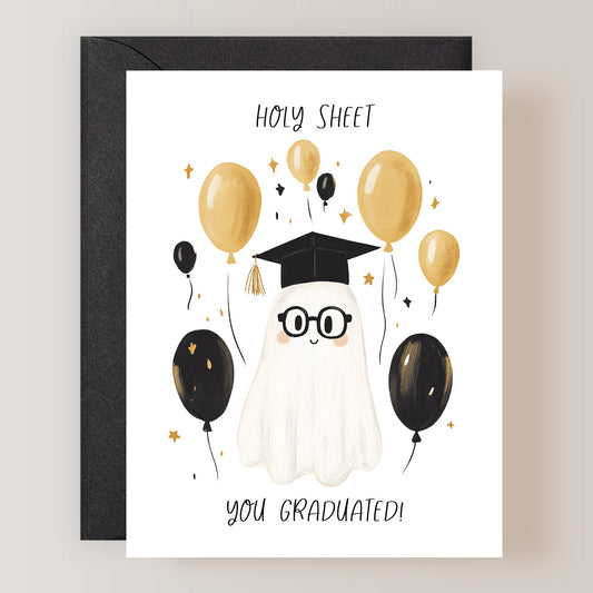 Holy Sheet You Graduated Card
