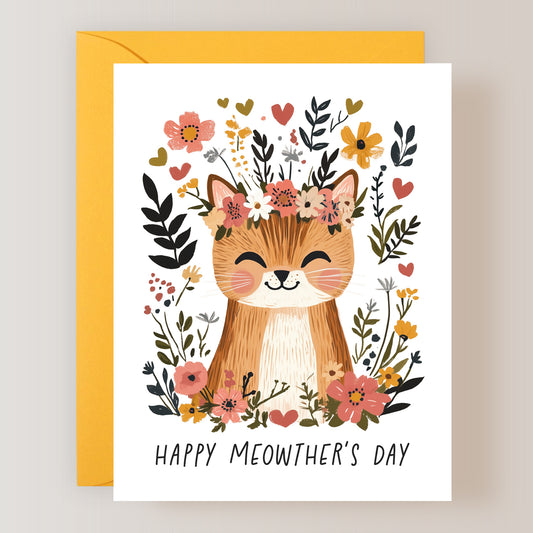 Happy Meowther's Day Card