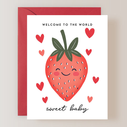Welcome to the World Sweet Baby Card