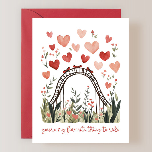 You're My Favorite Thing To Ride Card