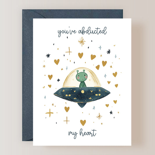 You've Abducted My Heart Card