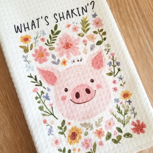 Pig Tea Towel