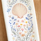 Coastal Seashell Tea Towel