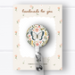 Floral Butterfly Badge Reel