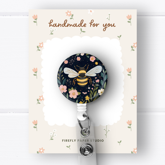 Bumble Bee Badge Reel