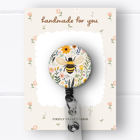 Bumble Bee Badge Reel