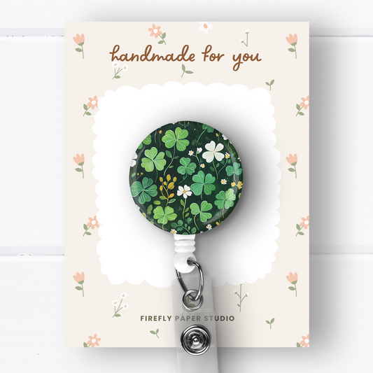 Shamrock Badge Reel