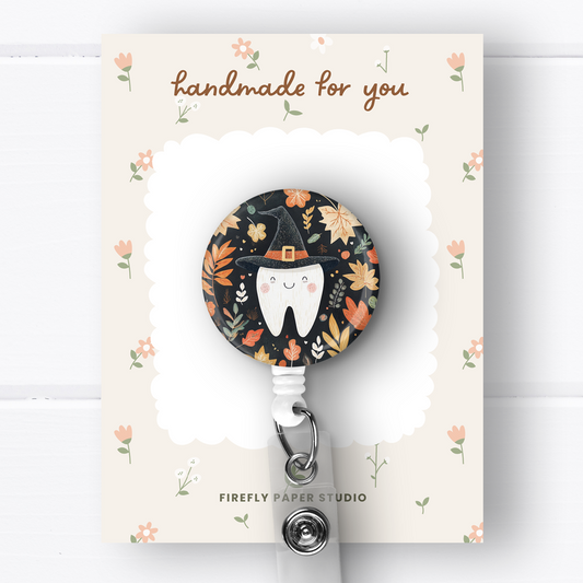 Tooth Witch Badge Reel