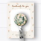 Greenery & Flowers Badge Reel