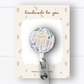 Floral Tooth Badge Reel