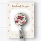 Poinsettia Badge Reel