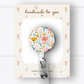 Spring Floral Badge Reel