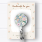 Pastel Floral Badge Reel