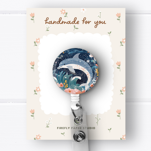 Dolphin Badge Reel