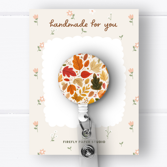 Autumn Leaves Badge Reel