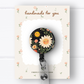 Floral Sun Badge Reel