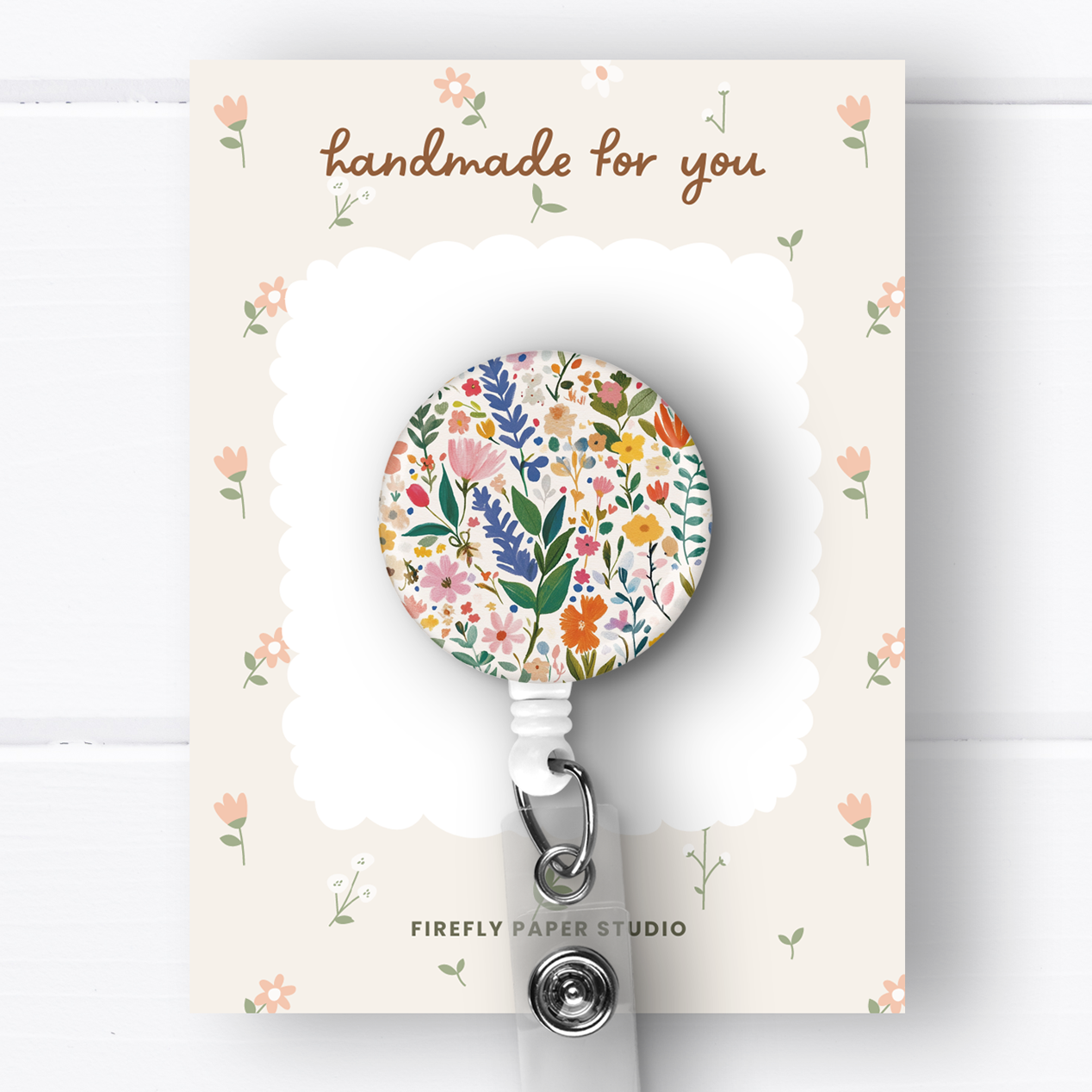 Summer Floral Badge Reel