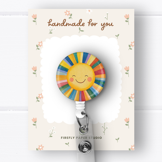 Colorful Sun Badge Reel