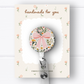 Pink Bow Badge Reel