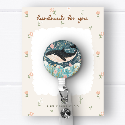 Whale Badge Reel