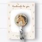 Brown Horse Badge Reel